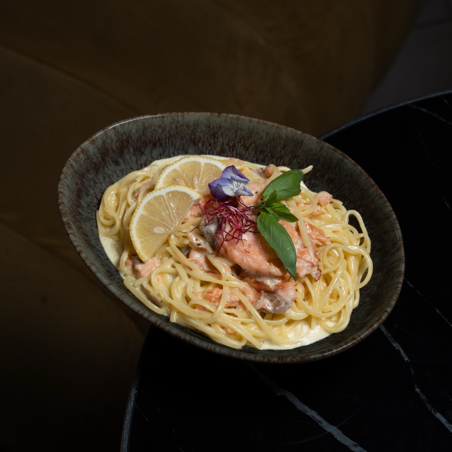 Linguine saumon
